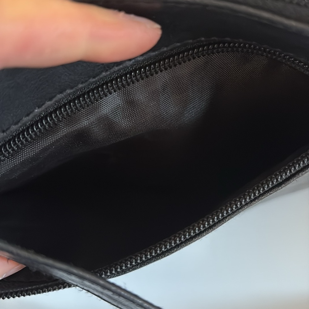 Unlisted Small Black Leather Crossbody - Picture 8 of 12
